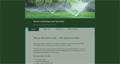 Desktop Screenshot of harrislandscapesprinkler.com